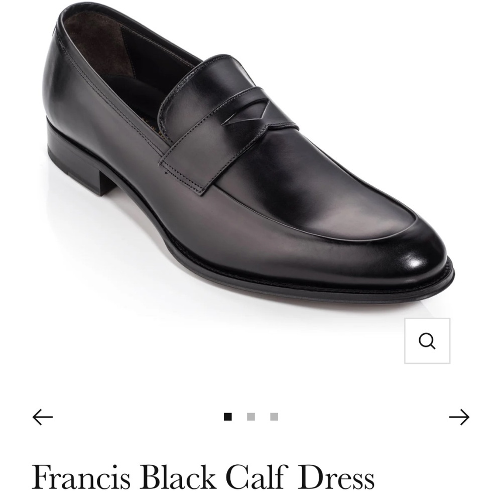 Francis Black Calf Dress Loafer